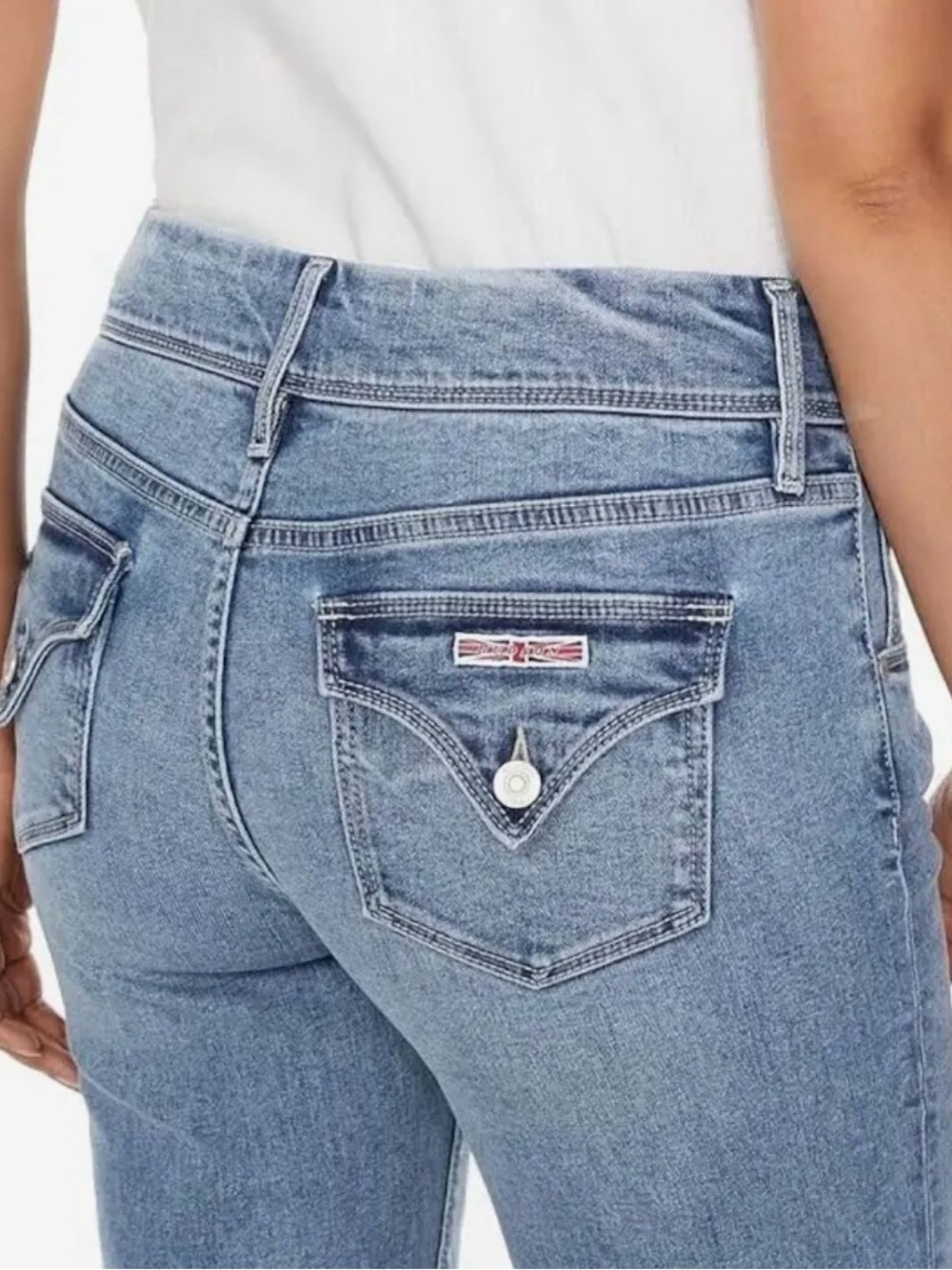 Hudson Jeans 12 Mid-Rise stretch denim Straight Leg - Picture 5 of 12